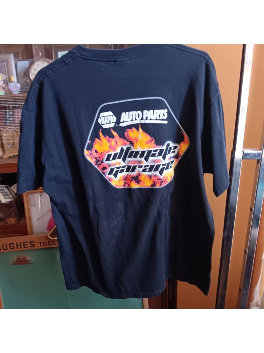 Vintage 1990s Napa Ultimate Garage Racing T-shirt XL Black Fruit of the Loom MEx